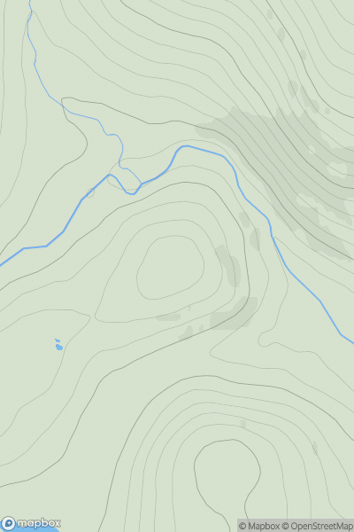 Thumbnail image for Tom Liath [Glen Tromie to Glen Tilt] showing contour plot for surrounding peak